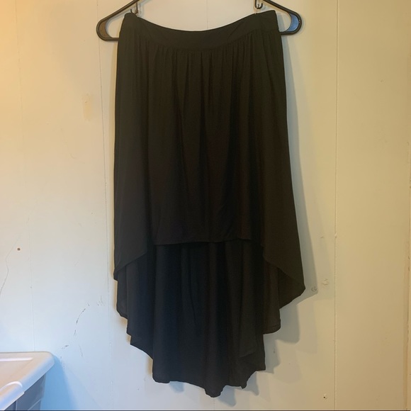 Mossimo Supply Co. Black Women's High-Low Skirt Flowy size Small/Petite - Picture 16 of 16